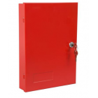 RGL Electronics FIRE-DOCBOX Lockable Document Box Made of Mild Steel in Red Finish (FIRE)